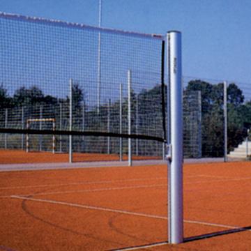 Badmintonové sloupky z hliníku 120 × 100 mm, výška 1,55 m (pár)