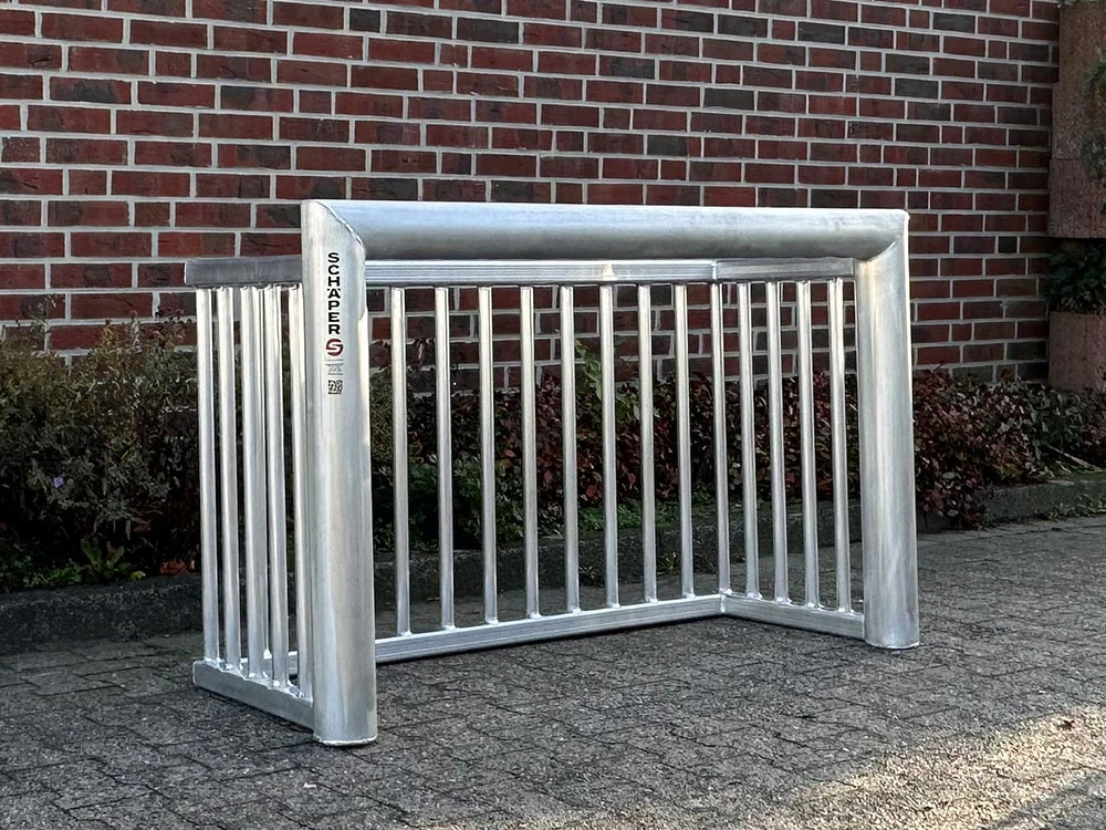 Nerozbitná hliníková mini branka 120×80 cm s pevnou zadní výplní