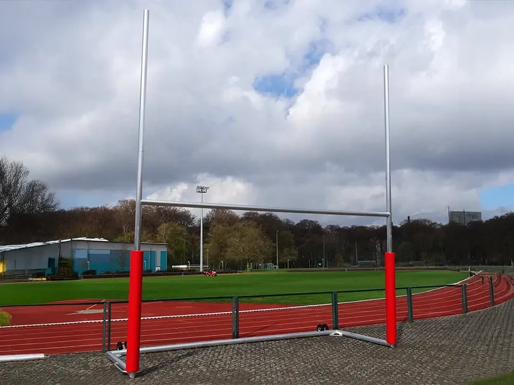 Mobilní rugby branka s kolečky