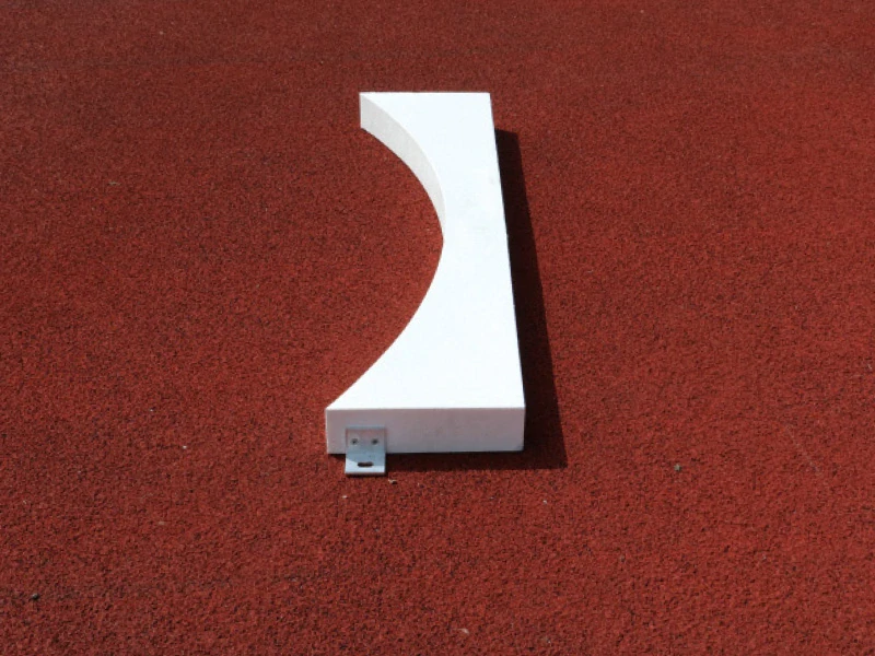 Zarážecí břevno pro vrh koulí z plného plastu (certifikace World Athletics)