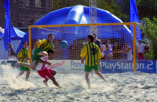 Branka pro plážovou kopanou Schäper 5,5×2,2 m